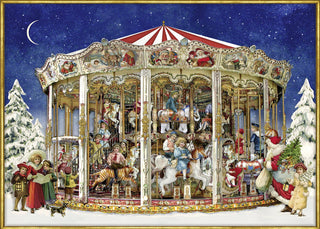 Deluxe Christmas Jigsaw Puzzle 1000 Piece - Christmas Carousel