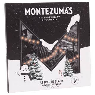 Montezuma Absolute Black Chocolate Christmas Advent Calendar, Dark Chocolate