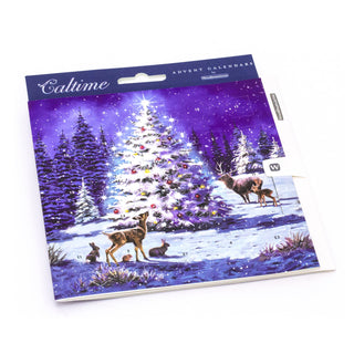 Christmas Advent Calendar The Magical Tree | Advent Calendar Card And Envelope Picture Advent Calendar | Traditional Advent Calendar - 16cm