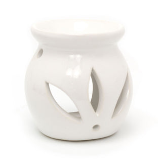 Ceramic Wax Burner & Scented Melt | Tealight Holder & Essential Oil Burner - 8cm