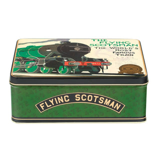 The Flying Scotsman Deep Rectangle Storage Tin | Decorative Steam Train Tin 20cm