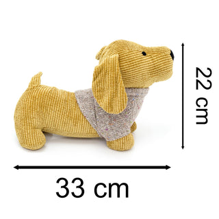 Dachshund Doorstop Dog Door Stop | Sausage Dog With Jumper Animal Doorstop