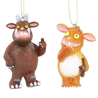 The Gruffalo Christmas Tree Decoration Set | 3D Resin Gruffalo & Child Ornaments