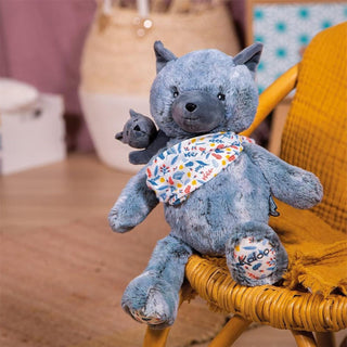 Kaloo Maman Louve Louise Mummy Wolf Soft Toy 36cm | Plush Mama & Baby Wolf