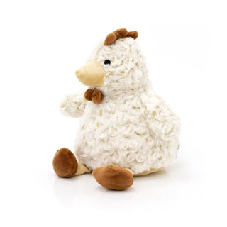 Novelty Plush Chicken Hen Doorstop | Decorative Fabric Bird Doorstop | Farmyard Animal Door Stopper