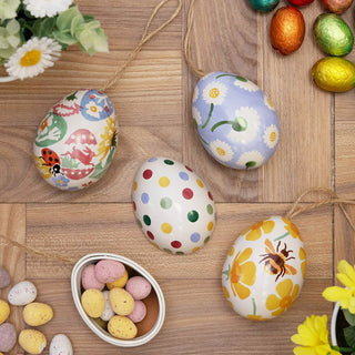 Emma Bridgewater - Hanging Mini Egg-Shaped Tin | Small Tin Egg - Easter Gifts