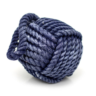 12Cm Blue Nautical Rope Doorstop ~ Small Rope Door Stop