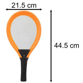 2 Player Soft Tennis Set With Soft Ball And Shuttlecock | Outdoor Beach Toy Tennis Rackets For Kids To Play Tennis or Badminton | Kids Garden Toys