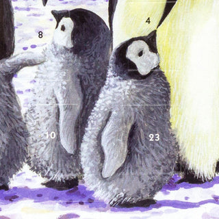 Christmas Advent Calendar Penguin Family | Penguins Picture Advent Calendar