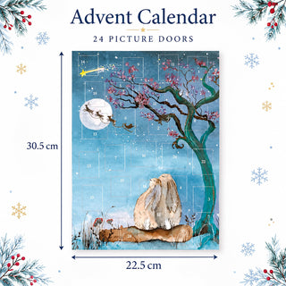 Wishing on a Star Christmas Advent Calendar, Moonlit Hares and Reindeer