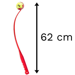 Dog Ball Thrower Launcher | Dog Puppy Throw Toy Pet Supplies | Tennis Ball Thrower Fetch Toy - Colour Varies, One Supplied