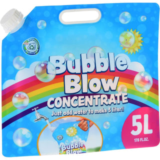 5 Litre Bubble Solution Concentrate, Ready to Mix Bubble Refill Liquid Solution