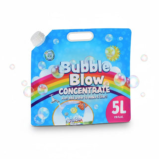 5 Litre Bubble Solution Concentrate, Ready to Mix Bubble Refill Liquid Solution