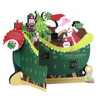 English Tea Shop Advent Calendar 2026, Santa's Sleigh With 24 Festive Teas