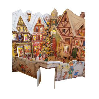 At the City Wall | 3D Freestanding Traditional Christmas Paper Advent Calendar