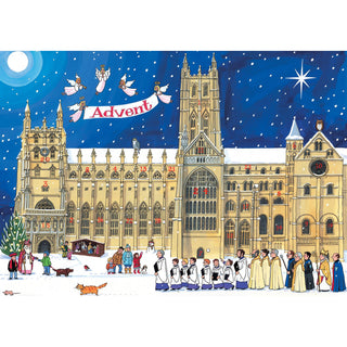 Alison Gardiner Traditional Card Advent Calendar Large - Christmas at the Cathedral