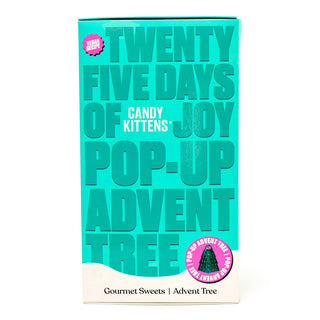 3D Pop-up Christmas Tree Advent Calendar | Vegan Gourmet Sweets Christmas Advent Calendar | Christmas Sweets Advent Calendar - 298g