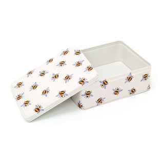 Emma Bridgewater Bumblebee Rectangle Storage Tin | Biscuit Treat Storage Tin