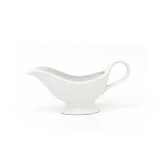 150ml Fine Porcelain White Gravy Boat | Traditional Ceramic Gravy Jug Sauce Boat | Sauce Jug For Serving Gravy Cream Syrup - Custard Jug