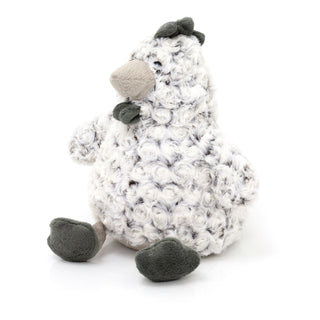 Novelty Plush Chicken Hen Doorstop | Decorative Fabric Bird Doorstop | Farmyard Animal Door Stopper