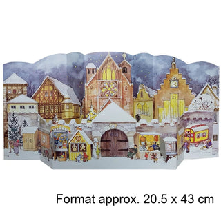 Cathedral Place | 3D Freestanding Traditional Christmas Paper Advent Calendar