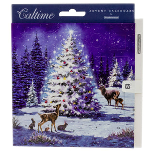 Christmas Advent Calendar The Magical Tree | Advent Calendar Card And Envelope Picture Advent Calendar | Traditional Advent Calendar - 16cm