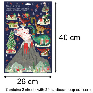 3D Pop & Slot The Epoch Before Christmas Free Standing Christmas Advent Calendar