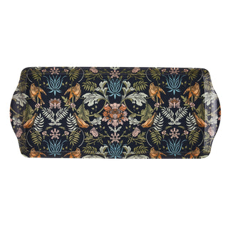 Ulster Weavers Finch & Flower Tray | Kitchen Serving Tray With Handles - 38cm