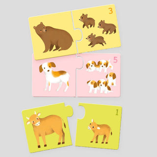 Djeco Puzzle Duo Baby Animals Fun and Educational Matching Game for Toddlers