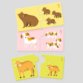 Djeco Animals Puzzle Duo Matching Activity