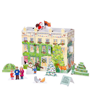 Deluxe 3D Highgrove House Advent Calendar | Freestanding Christmas Advent Calendar | House And Figures Picture Advent Calendar