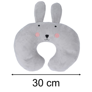 Childrens Neck Pillow Kids Travel Pillow Animal Plush Neck Support Pillow Rabbit