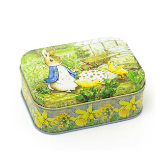 Beatrix Potter Peter Rabbit Small Rectangle Tin | Trinket Tin Easter Gift