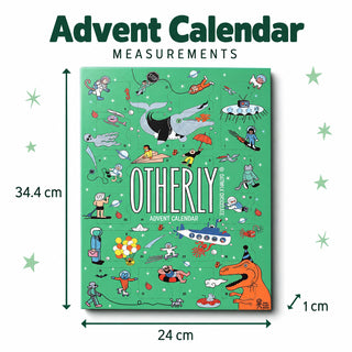 Otherly Vegan Oat Milk Chocolate Advent Calendar, Space & Astronaut Design