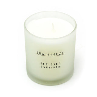 Sea Breeze Nautical Candle | Sea Salt & Vetiver Fragrance Soy Wax Blend Candle