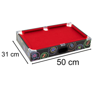 Kids LED Light-up Tabletop Pool Table | Children's Pool Table With LED Lighting