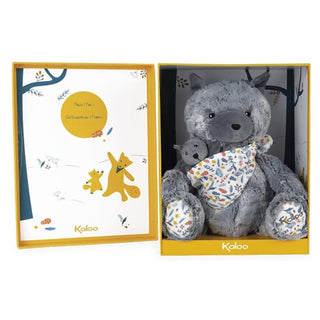 Kaloo Maman Louve Louise Mummy Wolf Soft Toy 36cm | Plush Mama & Baby Wolf