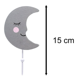 Childrens Decorative Wall Hook | Childs Bedroom Nursery Novelty Wall Hook - Moon
