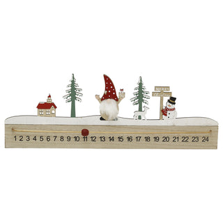 Reusable Christmas Advent Countdown Ruler, 39.5cm Sliding Marker Calendar