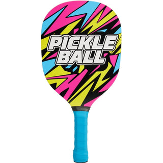 6 Piece Pickleball Set, Pickle Ball Kit with 2 Paddles 4 Balls and Carry Bag