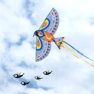 Djeco DJ02160 Maxi Bird Giant Kite | Easy Fly Large Bird Shaped Flying Kite