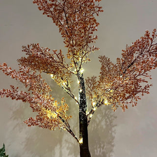 60cm LED Tree Snow Dusted Light Up Tree | LED Lit Tree Battery Operated Silhouette Tree Light | Pre Lit Twig Tree