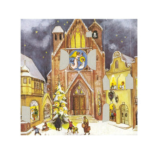 Cathedral Place | 3D Freestanding Traditional Christmas Paper Advent Calendar