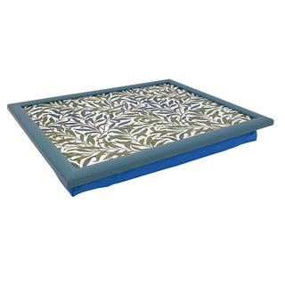 William Morris Willow Bough Lap Tray with Bean Bag Cushion, 44x34cm Laptray