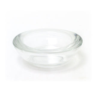 Clear Glass Tea Light Holder | Round Tealight Candle Holder Votive Candle Pot