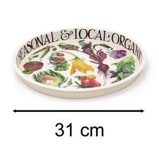 Emma Bridgewater Dig The Garden Round Deep Well Tin Tray | Kitchen Tray