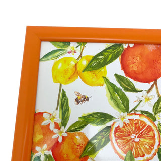 Oranges & Lemons Lap Tray with Bean Bag Cushion, 44x34cm Padded Laptray