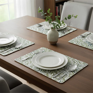 Set of 4 William Morris Willow Bough Placemats, Table Place Mats - 29cm