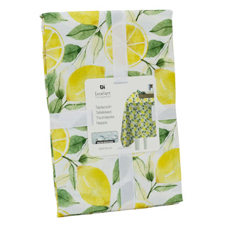 Lemon Fruit Dining Table Cloth, 180x130cm Rectangle Polyester Tablecloth