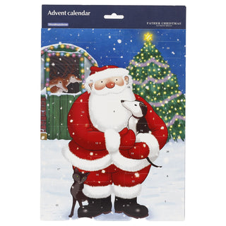 Father Christmas Traditional Picture Advent Calendar, Raymond Briggs 24 Doors